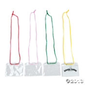 Bright Badge Holders<br>1 dozen